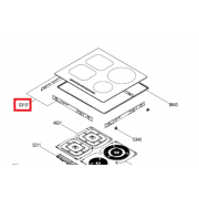 SZKŁO ROBOCZE TOP ASSY I100 590MM WL S5360 BF/W C00633348