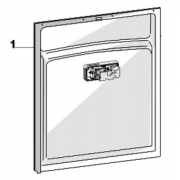 C00362168 - wewnętrzna blacha drzwi zespolona z dozownikiem