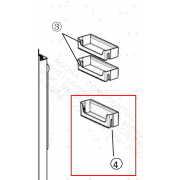 DR RACK ASSY I - BALKONIK DOLNY DRZWI CHŁODZIARKI - 49104963