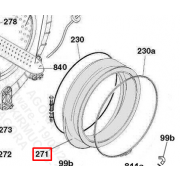 FARTUCH PRALKI CANDY ZAMIENNIK 43033765 - 70006602