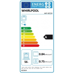 Piekarnik elektryczny do zabudowy Whirlpool: kolor inox - AKP 407/IX