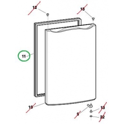 C00141802 - Uszczelka drzwi chłodziarki