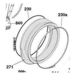 70006610 Door gasket