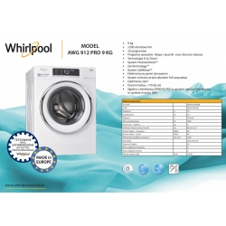 Profesjonalna pralka Whirlpool AWG912S/PRO