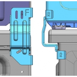 DC98-01330D - ŁĄCZNIK PRALKA - SUSZARKA SKK-DF - DRYER STACKING KIT